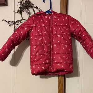 Gymboree Red Snowflake Kids Jacket great condition